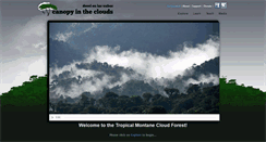 Desktop Screenshot of canopyintheclouds.com